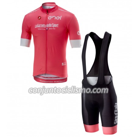 Conjunto Maillot + Culotte Corto con tirantes 2018 Giro d'Italia N002